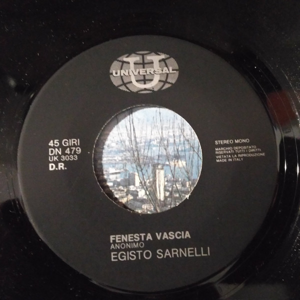 Egisto Sarnelli - Napule / Fenesta Vascia | Universal (DN 479) - 3 Egisto Sarnelli - Napule / Fenesta Vascia | Universal (DN 479) - 3