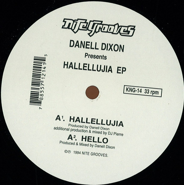 Danell Dixon - Hallellujia EP | Nite Grooves (KNG-14) - main