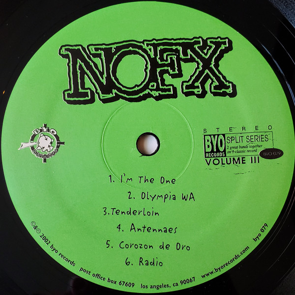 NOFX / Rancid - BYO Split Series / Volume III | Better Youth Organization (BYO 079) - 4