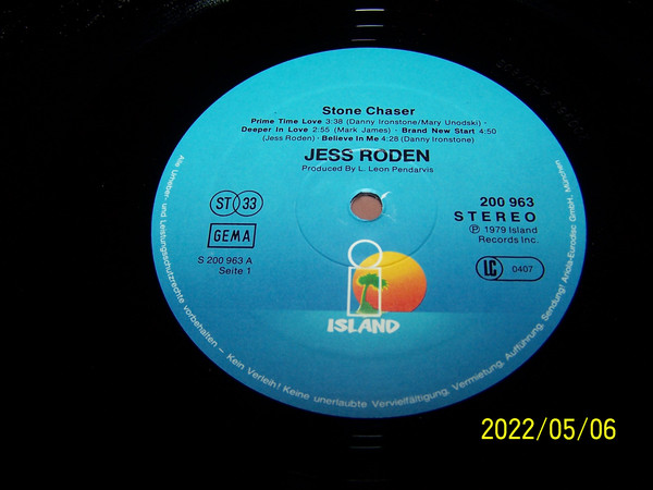 Jess Roden - Stonechaser | Island Records (200 963) - 4 Jess Roden - Stonechaser | Island Records (200 963) - 4