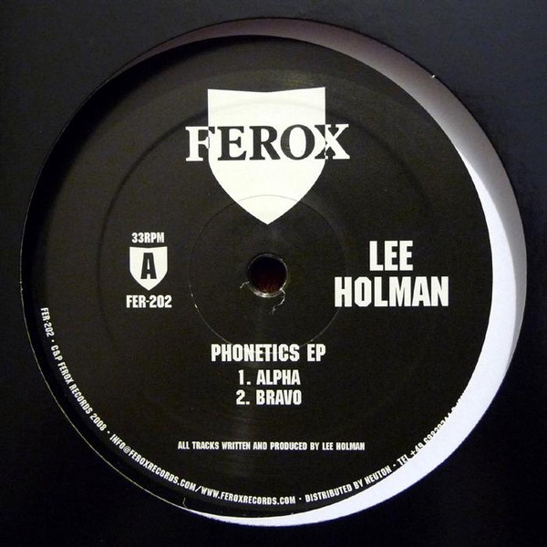 Lee Holman - Phonetics EP | Ferox Records (FER-202)