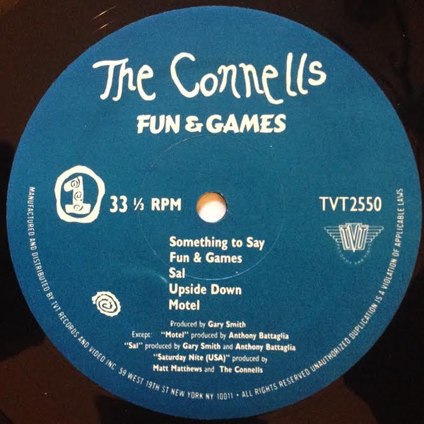 The Connells - Fun & Games | TVT Records (TVT 2550) - 3 The Connells - Fun & Games | TVT Records (TVT 2550) - 3
