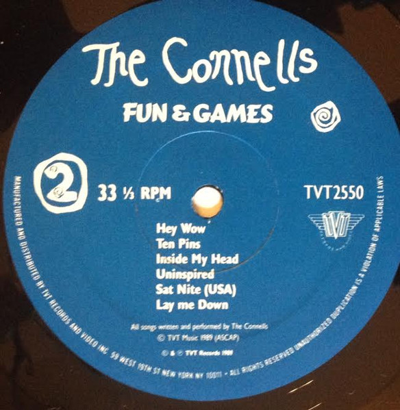 The Connells - Fun & Games | TVT Records (TVT 2550) - 4 The Connells - Fun & Games | TVT Records (TVT 2550) - 4