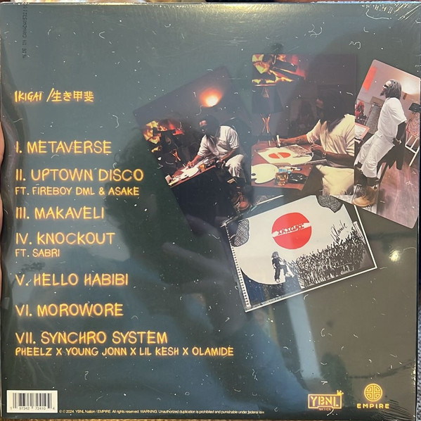 Olamide - Ikigai / 生き甲斐, Vol. 1 | Ybnl Nation (ERE1064) - 2 Olamide - Ikigai / 生き甲斐, Vol. 1 | Ybnl Nation (ERE1064) - 2
