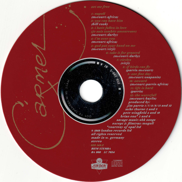Carmel - Set Me Free | London Records (828 148.2) - 3