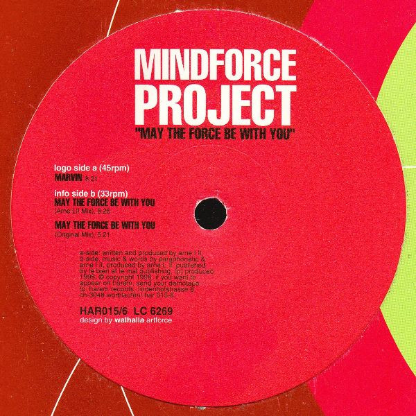 Mindforce Project - May The Force Be With You | Harem Records (HAR015/6) - 2 Mindforce Project - May The Force Be With You | Harem Records (HAR015/6) - 2