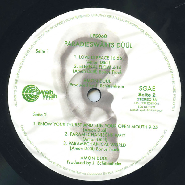 Amon Düül - Paradieswärts Düül (Limited Edition) [Vinyl] | Wah Wah Records (LPS060) - 4