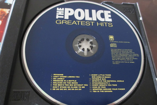 The Police - Greatest Hits | A&M Records (540 030-2) - 3