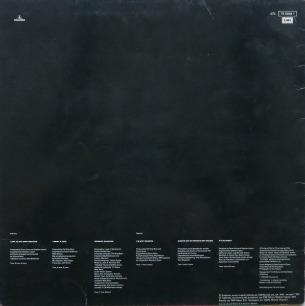 Pet Shop Boys - Introspective | Parlophone (790868 1) - 2