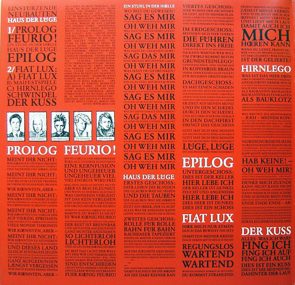 Einstürzende Neubauten - Haus Der Luege | Potomak (LP 20001) - 3
