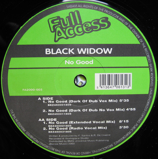 Black Widow - No Good | Full Access (FA2000-005) - main Black Widow - No Good | Full Access (FA2000-005) - main