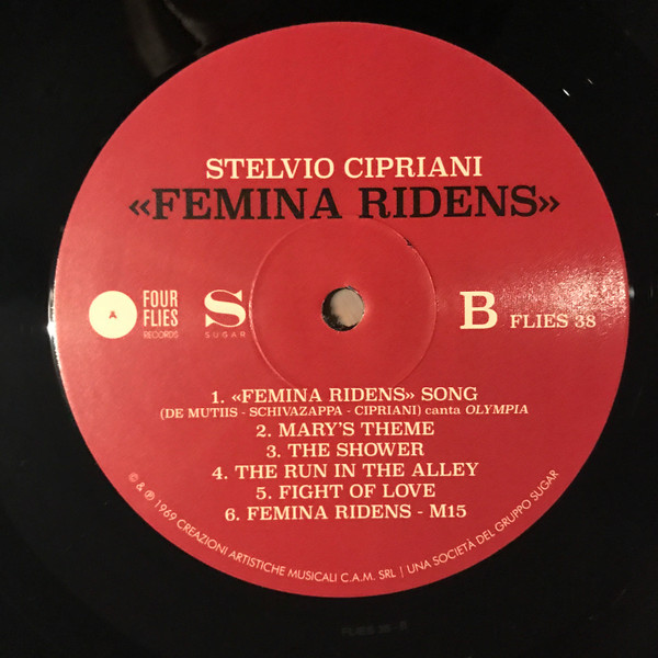 Stelvio Cipriani - Femina Ridens (Colonna Sonora Originale) | Four Flies Records (FLIES 38) - 4