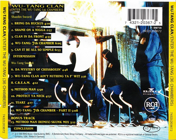 Wu-Tang Clan - Enter The Wu-Tang (36 Chambers) | Loud Records (74321203672) - 2