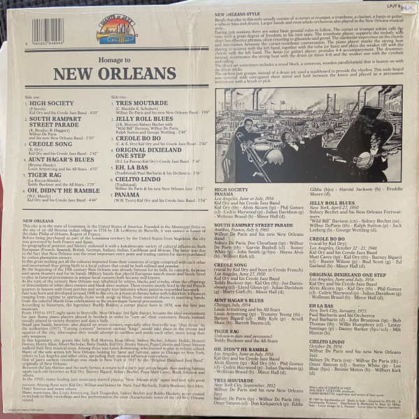 Various - Homage To New Orleans | Giants Of Jazz (LP JT 94) - 2