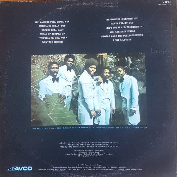 The Stylistics - The Best Of The Stylistics | Avco (L35452) - 2