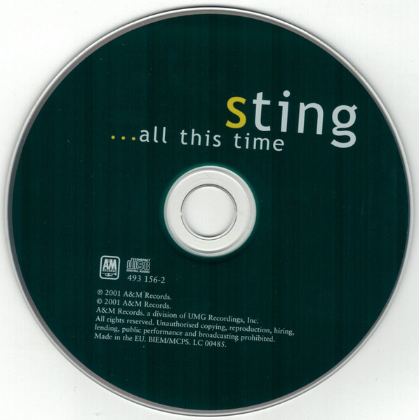 Sting - ...All This Time | A&M Records (493 156-2) - 3