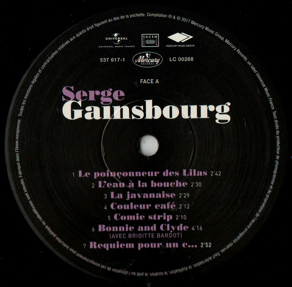 Serge Gainsbourg - Serge Gainsbourg | Mercury Music Group (537 617-1) - 3