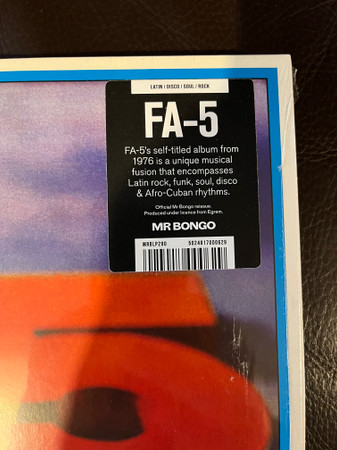 Fa - 5 - Fa - 5 | Mr Bongo (MRBLP290) - 2