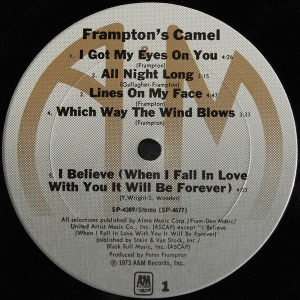 Frampton's Camel - Frampton's Camel | A&M Records (SP 4389) - 3 Frampton's Camel - Frampton's Camel | A&M Records (SP 4389) - 3