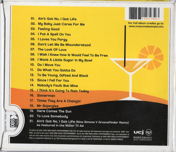 Nina Simone - The Very Best Of | Sony BMG Music Entertainment (88697148932) - 2