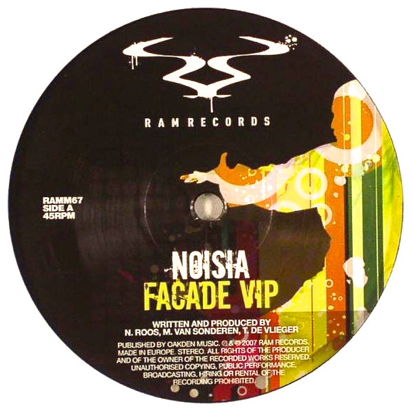Noisia / Gridlok - Facade (VIP) / Skanka | RAM Records (RAMM 67) - 3