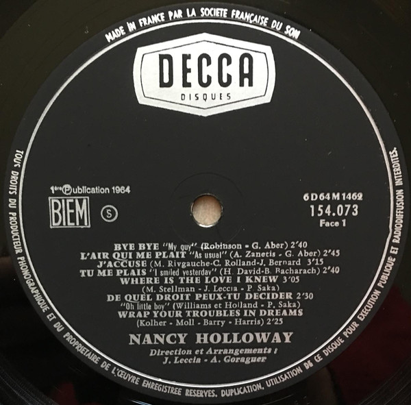 Nancy Holloway - Nancy Holloway | Decca (154.073) - 4 Nancy Holloway - Nancy Holloway | Decca (154.073) - 4
