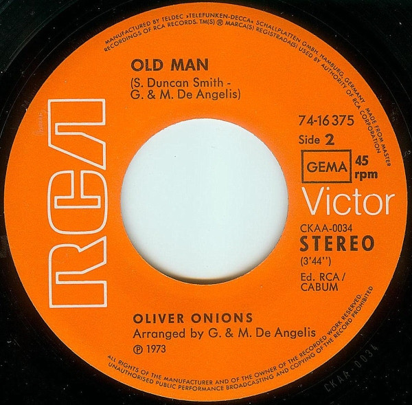 Oliver Onions - Christine | RCA Victor (74-16 375) - 4