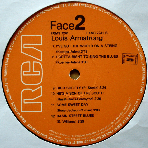 Louis Armstrong - Louis Armstrong | RCA (FXM3 7241) - 2 Louis Armstrong - Louis Armstrong | RCA (FXM3 7241) - 2