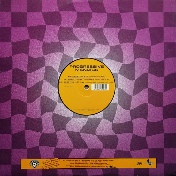 Progressive Maniacs - Drop The Act | Looney Tune Records (LT2000-004) - 3 Progressive Maniacs - Drop The Act | Looney Tune Records (LT2000-004) - 3