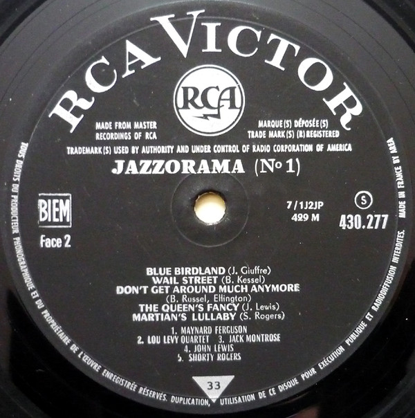 Various - Jazzorama N°1 | RCA (430 277 S) - 4 Various - Jazzorama N°1 | RCA (430 277 S) - 4