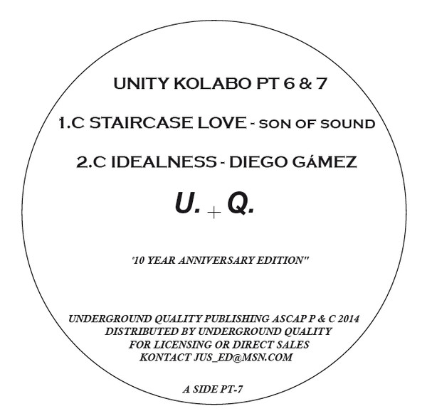 Various - Unity Kolabo Pt 6 & 7 | Underground Quality (UQ 005PT 6-7) - 4 Various - Unity Kolabo Pt 6 & 7 | Underground Quality (UQ 005PT 6-7) - 4