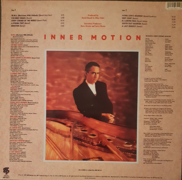 David Benoit - Inner Motion | GRP (GR-9621) - 2 David Benoit - Inner Motion | GRP (GR-9621) - 2