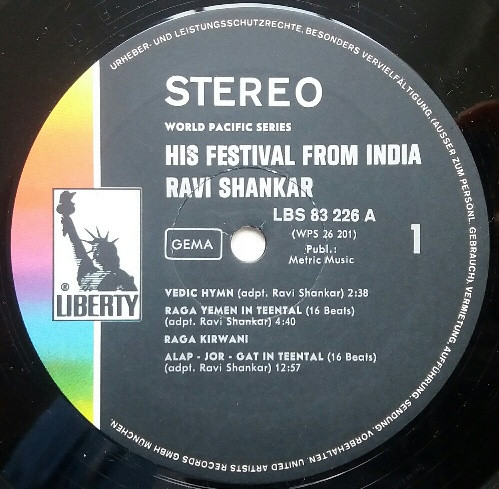Ravi Shankar - Ravi Shankar's Festival From India | Liberty (LBS 83 226/27 X) - 4