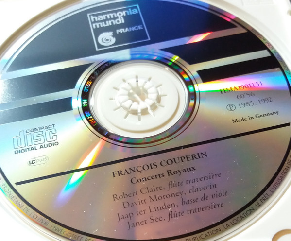 François Couperin - Robert Claire , Davitt Moroney , Jaap Ter Linden , Janet See - Concerts Royaux | Harmonia Mundi France (901151) - 4