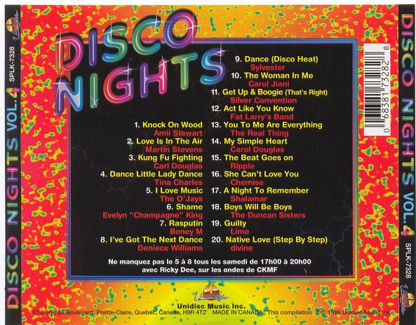 Various - Disco Nights Volume 4 | Unidisc (SPLK-7328) - 2 Various - Disco Nights Volume 4 | Unidisc (SPLK-7328) - 2