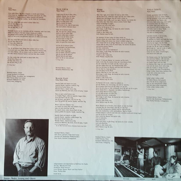 Hannes Wader - Liebeslieder | pläne (88 516) - 4