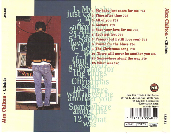 Alex Chilton - Clichés CD | New Rose Records (422481) - 3 Alex Chilton - Clichés CD | New Rose Records (422481) - 3