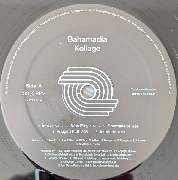 Bahamadia - Kollage | Be With Records (BEWITH166LP) - main
