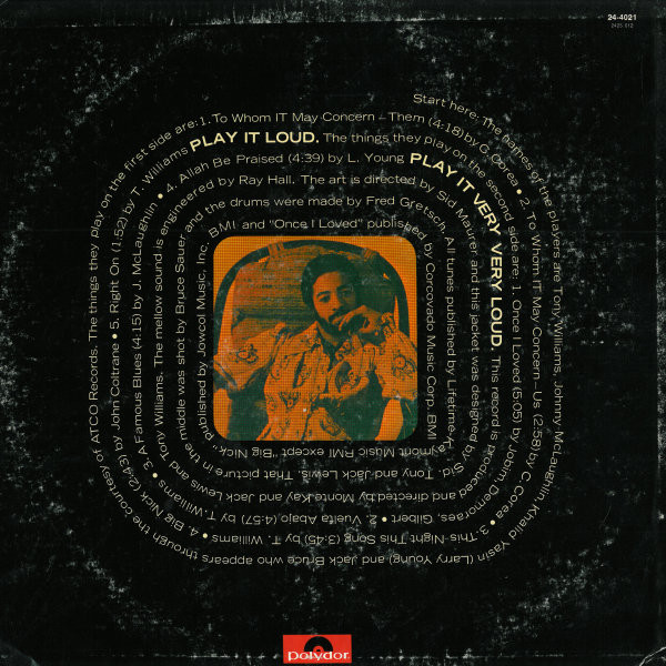 The Tony Williams Lifetime - (Turn It Over) | Polydor (24-4021) - 2 The Tony Williams Lifetime - (Turn It Over) | Polydor (24-4021) - 2