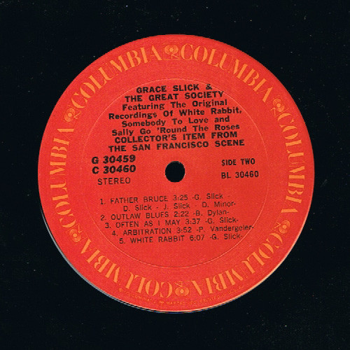 Grace Slick & The Great Society - Collector's Item From The San Francisco Scene | Columbia (G 30459) - 4 Grace Slick & The Great Society - Collector's Item From The San Francisco Scene | Columbia (G 30459) - 4