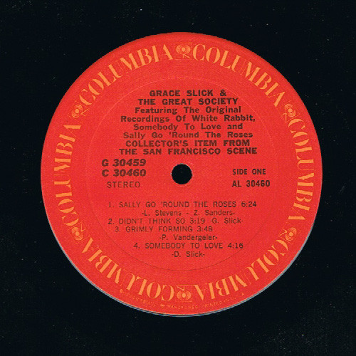 Grace Slick & The Great Society - Collector's Item From The San Francisco Scene | Columbia (G 30459) - 3 Grace Slick & The Great Society - Collector's Item From The San Francisco Scene | Columbia (G 30459) - 3