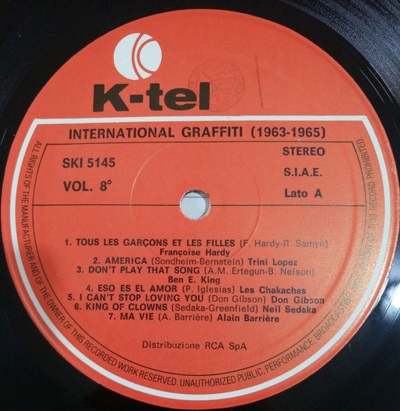 Various - International Graffiti 1963-65 | K-Tel (SKI 5145) - 3 Various - International Graffiti 1963-65 | K-Tel (SKI 5145) - 3