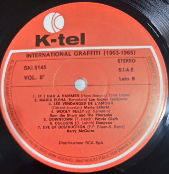 Various - International Graffiti 1963-65 | K-Tel (SKI 5145) - 4 Various - International Graffiti 1963-65 | K-Tel (SKI 5145) - 4