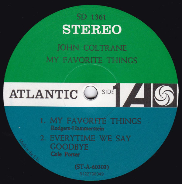 John Coltrane - My Favorite Things | Atlantic (ATLANTIC 1361) - 2