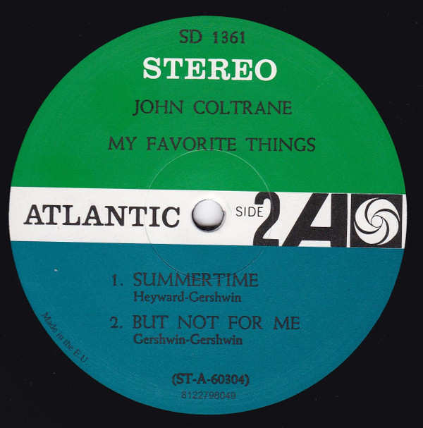 John Coltrane - My Favorite Things | Atlantic (ATLANTIC 1361) - 3