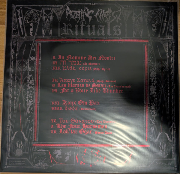 Rotting Christ - Rituals | Season Of Mist (SOM 374LP) - 2