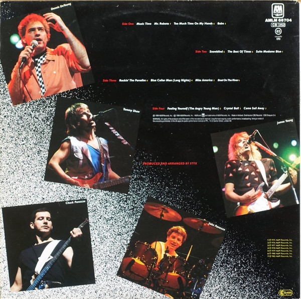 Styx - Caught In The Act Live | A&M Records (AMLM 66704) - 4 Styx - Caught In The Act Live | A&M Records (AMLM 66704) - 4