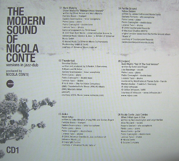 Nicola Conte - The Modern Sound Of Nicola Conte: Versions In Jazz-Dub | Schema (SCCD 449) - 3