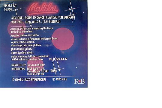 Malibu - Born To Dance | R•B (76503) - 2