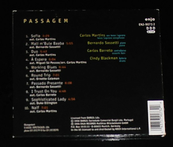 Carlos Martins Quarteto featuring Cindy Blackman - Passagem | Enja Records (ENJ-9073 2) - 2 Carlos Martins Quarteto featuring Cindy Blackman - Passagem | Enja Records (ENJ-9073 2) - 2